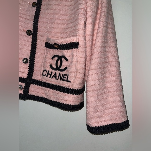 Vintage Chanel  Embroidered Tweed Jacket - Picture 3 of 13